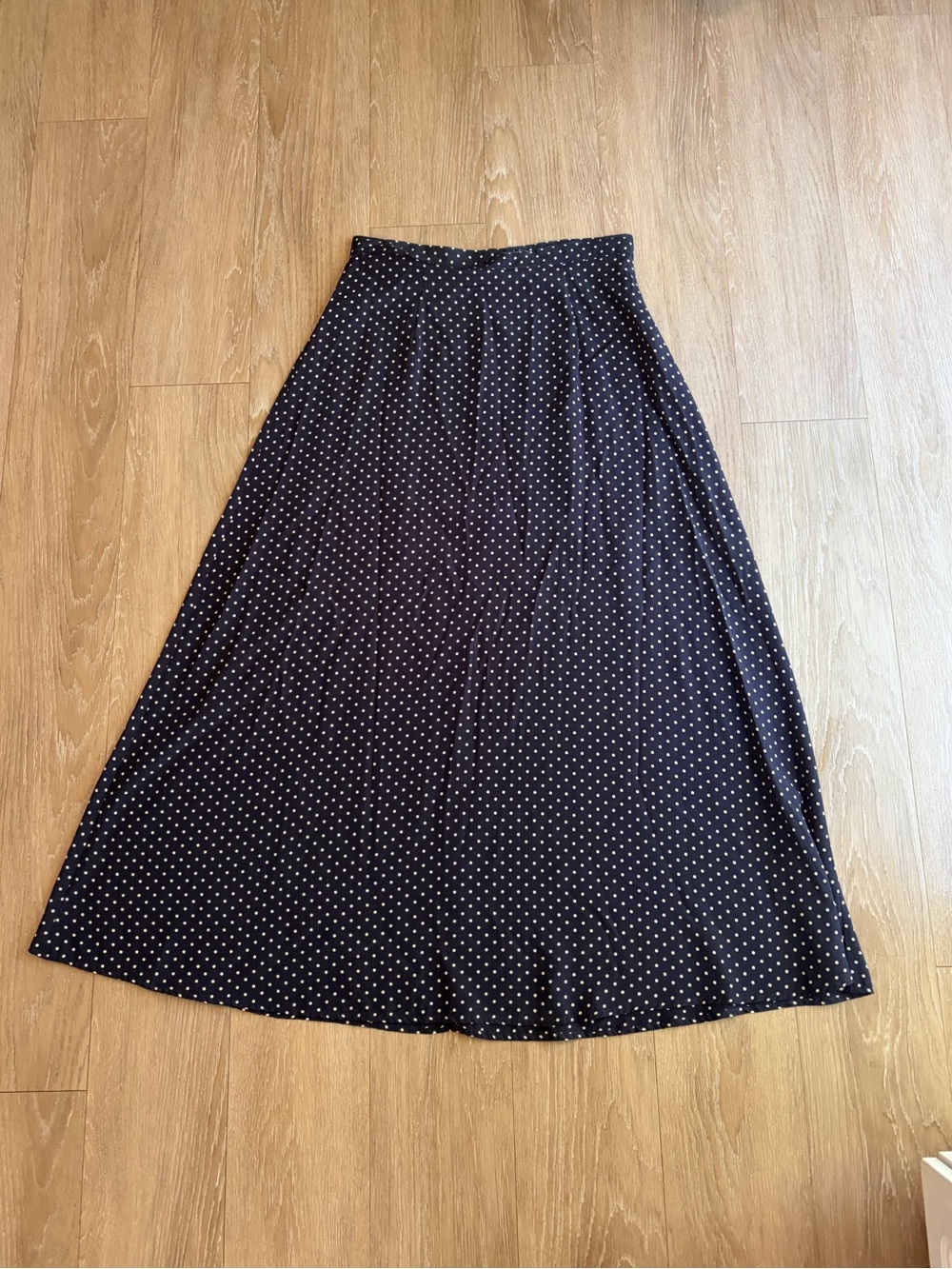 Vintage Sarah Chapman Polka Dot Maxi Skirt